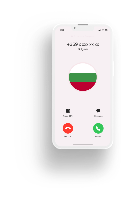 Bulgarian Telephone Number